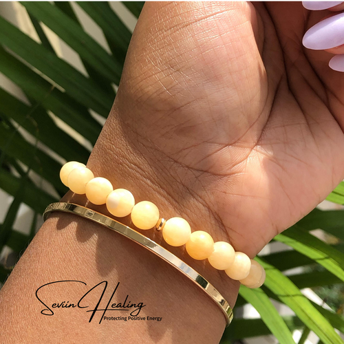 Yellow Jade Bracelet