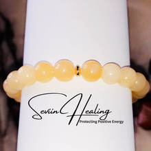 Load image into Gallery viewer, Yellow Jade Bracelet