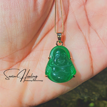 Load image into Gallery viewer, Jade Buddha Necklace